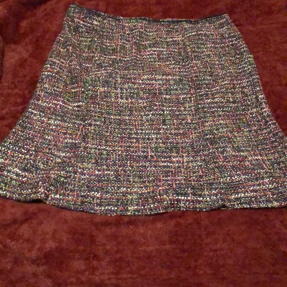 Talbots multicolored short skirt